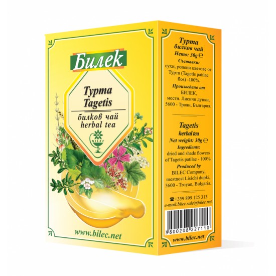 ЧАЙ ТУРТА ЦВЯТ 30 гр БИЛЕК