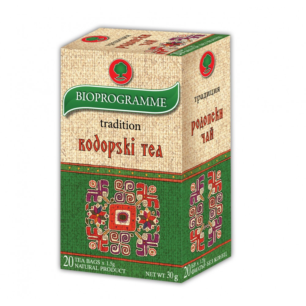 Родопски чай, 20 бр. филтър, Биопрограма -