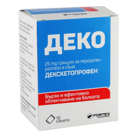 ДЕКО саше 25 мг х 10 бр ФОРТЕКС
