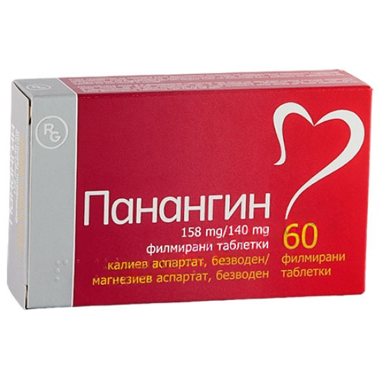 ПАНАНГИН 158 мг/140 мг филм табл х 60 бр
