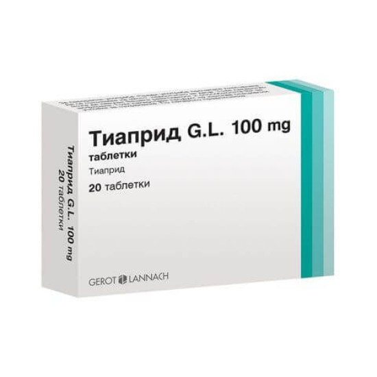 ТИАПРИД G.L. табл 100 мг х 20 бр
