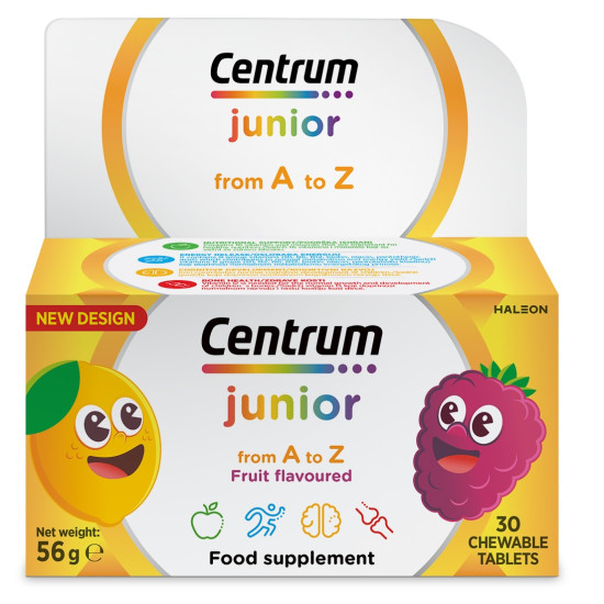 ЦЕНТРУМ JUNIOR A-Z табл за деца x 30 бр