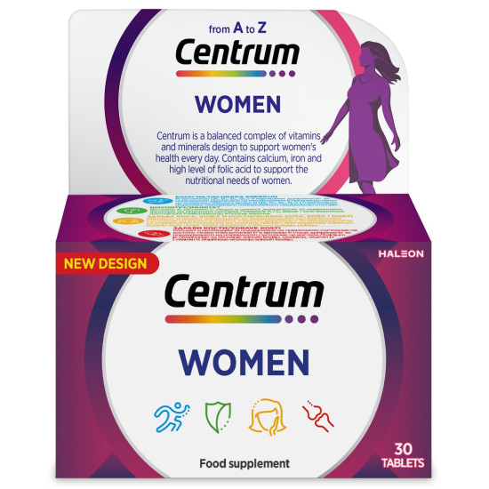 ЦЕНТРУМ WOMEN A-Z табл за жени х 30 бр