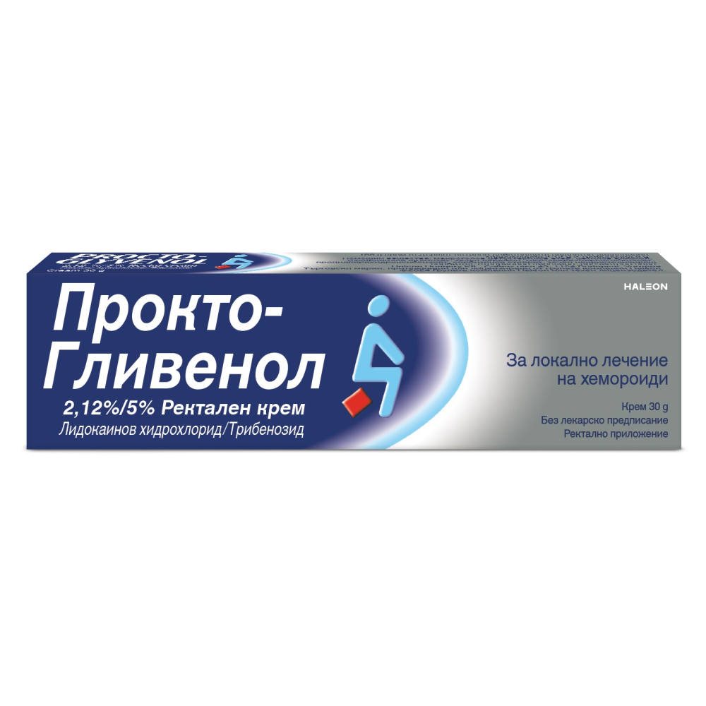 Прокто- Гливенол ректален крем за локално лечение на хемороиди х30 грама - Разширени вени и хемороиди Прокто- Гливенол ректален крем за локално лечение на хемороиди х30 грама - Разширени вени и хемороиди