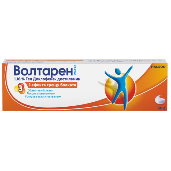 ВОЛТАРЕН ЕМУЛГЕЛ гел 1.16% 50 г
