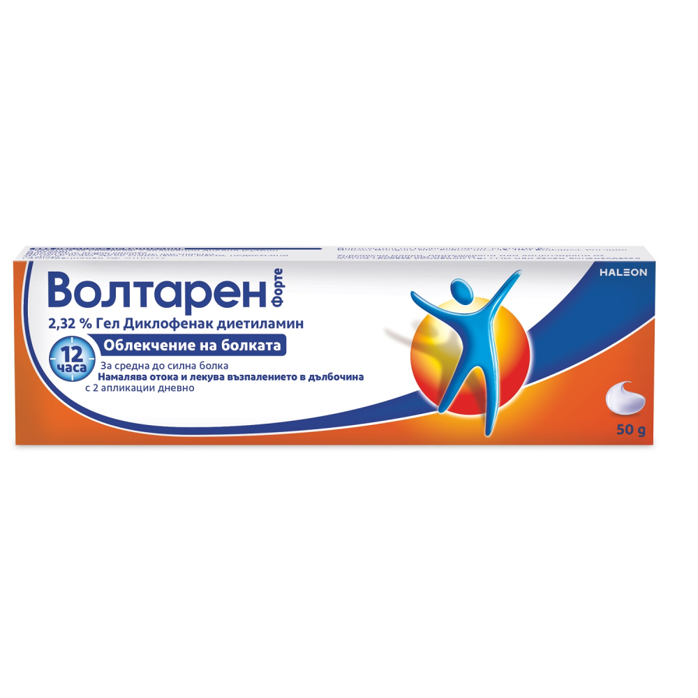 ВОЛТАРЕН ФОРТЕ гел 2.32% 50 г