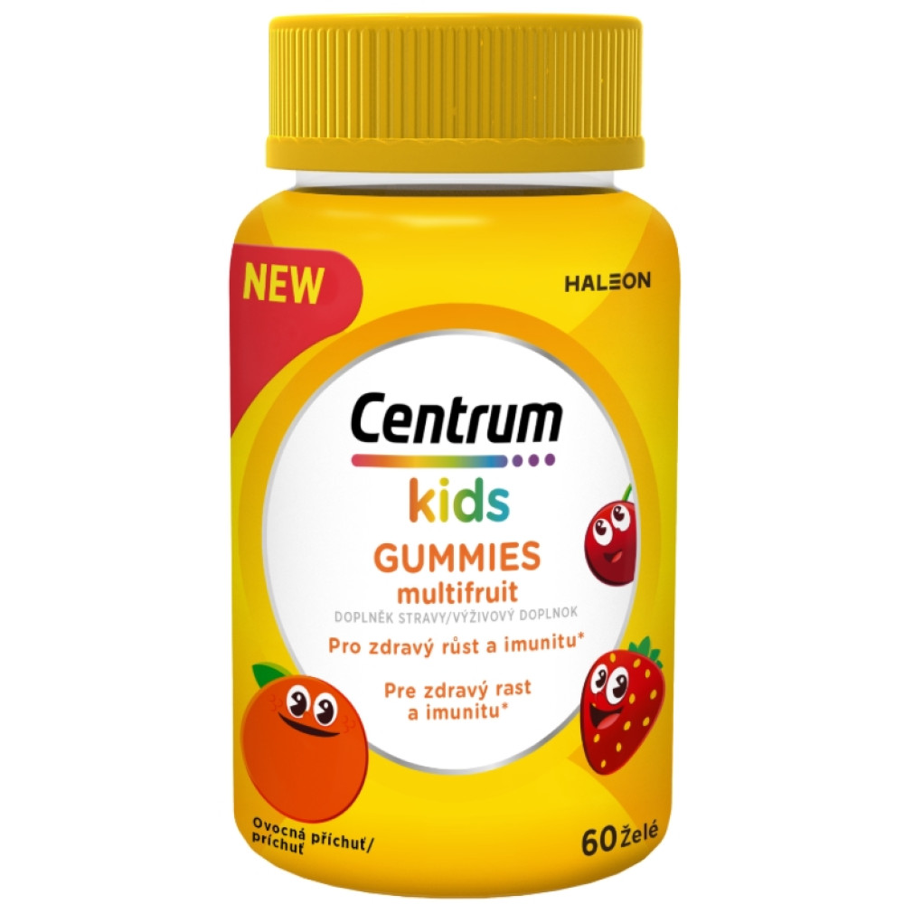 ЦЕНТРУМ КИДС МУЛТИФРУТ желирани табл за деца x 60 бр - Витамини, минерали и антиоксиданти ЦЕНТРУМ КИДС МУЛТИФРУТ желирани табл за деца x 60 бр - Витамини, минерали и антиоксиданти