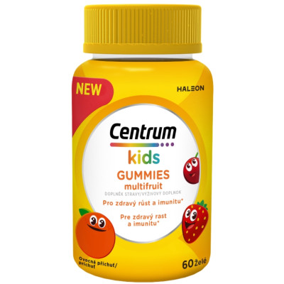 ЦЕНТРУМ КИДС МУЛТИФРУТ желирани табл за деца x 60 бр ЦЕНТРУМ КИДС МУЛТИФРУТ желирани табл за деца x 60 бр
