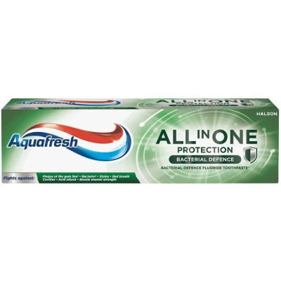 АКВАФРЕШ ALL IN ONE BACTERIAL DEFENCE паста за зъби 75 мл