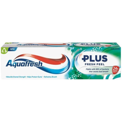 АКВАФРЕШ PLUS FRESH FEEL паста за зъби 75 мл