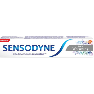 СЕНЗОДИН паста за зъби EXTRA WHITENING 75 мл