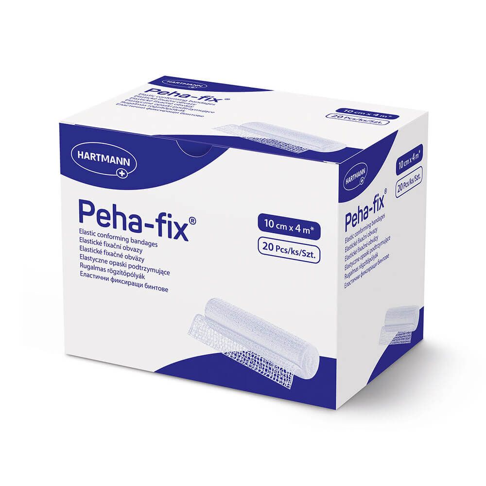ХАРТМАН PEHA-FIX еластичен фиксиращ бинт 10/4 см x 20 бр - Първа помощ