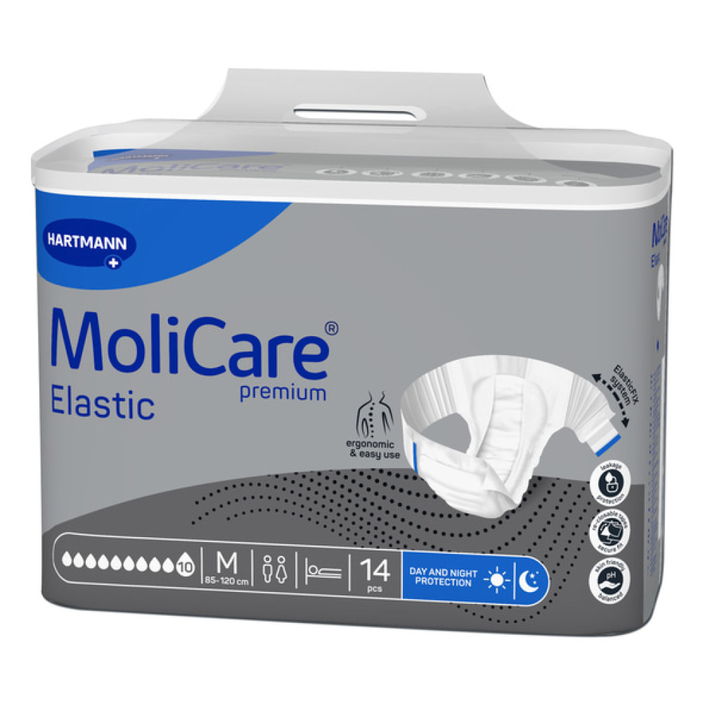 ХАРТМАН ПАМПЕРС MOLICARE ELASTIC M x14 бр - Хигиена на лежащо болния
