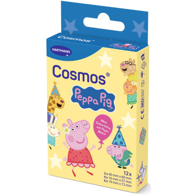 ХАРТМАН COSMOS PEPPA PIG пластир за деца 3 размера х 12 бр 535319