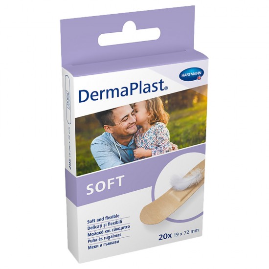ХАРТМАН пластир DERMAPLAST SOFT 19мм/72мм х 20 бр