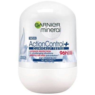 ГАРНИЕ MINERAL ACTION CONTROL+ 96H део рол-он против изпотяване 50 мл