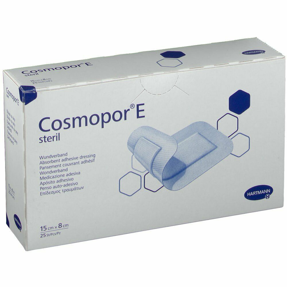 ХАРТМАН ПРЕВРЪЗКА COSMOPOR EYCOPAD 15/8см х 25 бр - Първа помощ