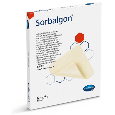 ХАРТМАН ПРЕВРЪЗКА SORBALGON CLASSIC калциево-алгинатна 10/10 см х 1 бр