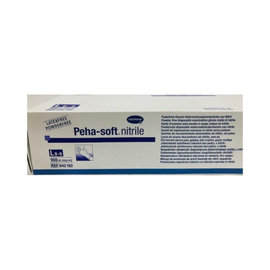 ХАРТМАН РЪКАВИЦИ PEHA-SOFT NITRILE нестерилни нитрилни L х 100 бр