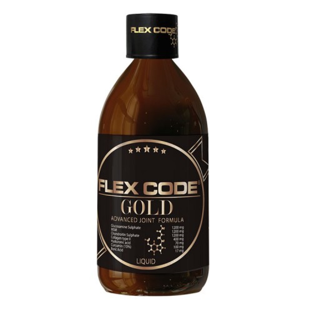 Flex Code gold advanced joint formula 500 ml /Флекс Код голд сироп за здрави стави 500 мл - Стави, Кости, Мускули