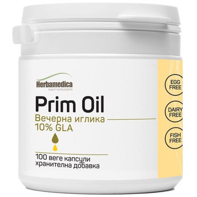 ПРИМ ОЙЛ МАСЛО ОТ ВЕЧЕРНА ИГЛИКА капс 500 мг х 100 бр