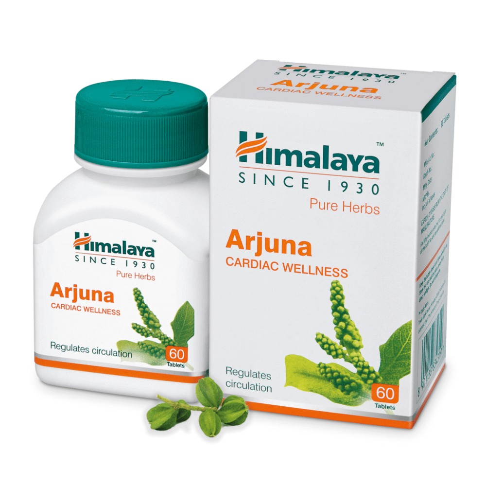 Арджуна повлиява благоприятно сърдечната дейност, 60 капсули, Himalaya -
