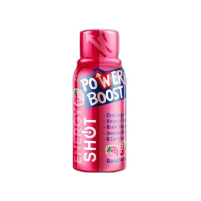 POWER BOOST Energy Shot Енергиен шот Малина 60 мл