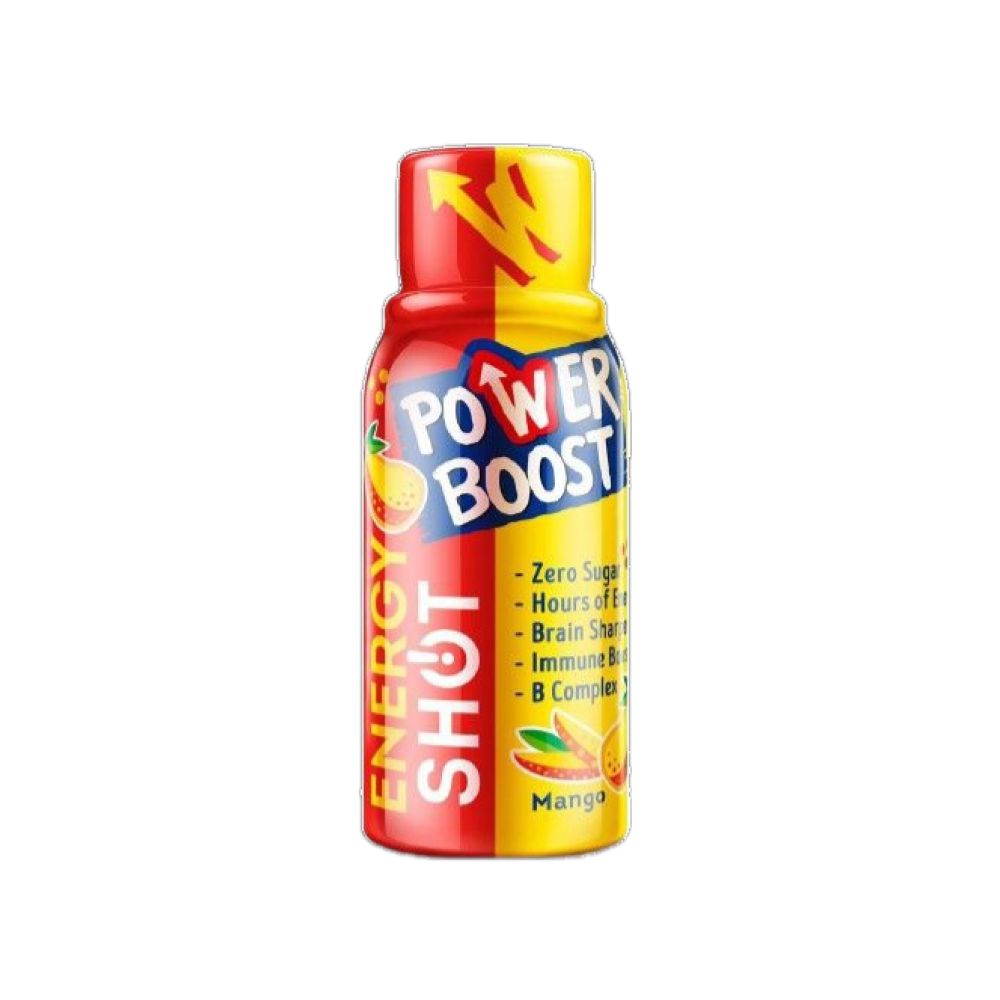 POWER BOOST Energy Shot Енергиен шот Манго 60 мл - Храни