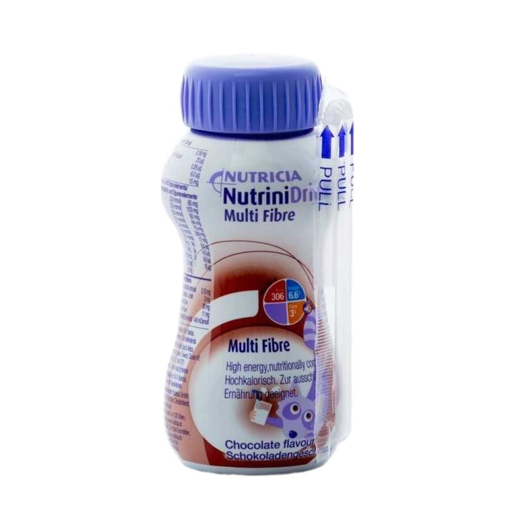 НУТРИНИ ДРИНК МУЛТИ ФИБРИ ШОКОЛАД 200 мл - Храни