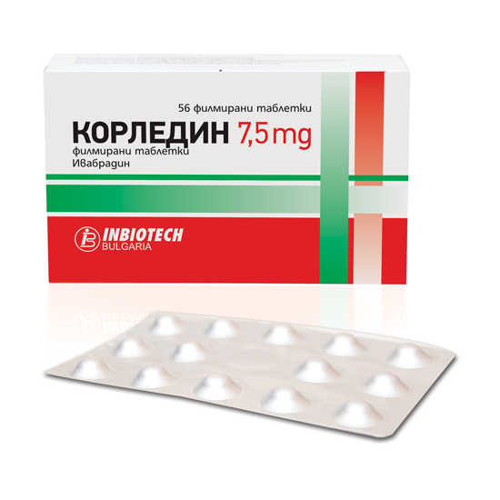 КОРЛЕДИН табл 7.5 мг х 56 бр