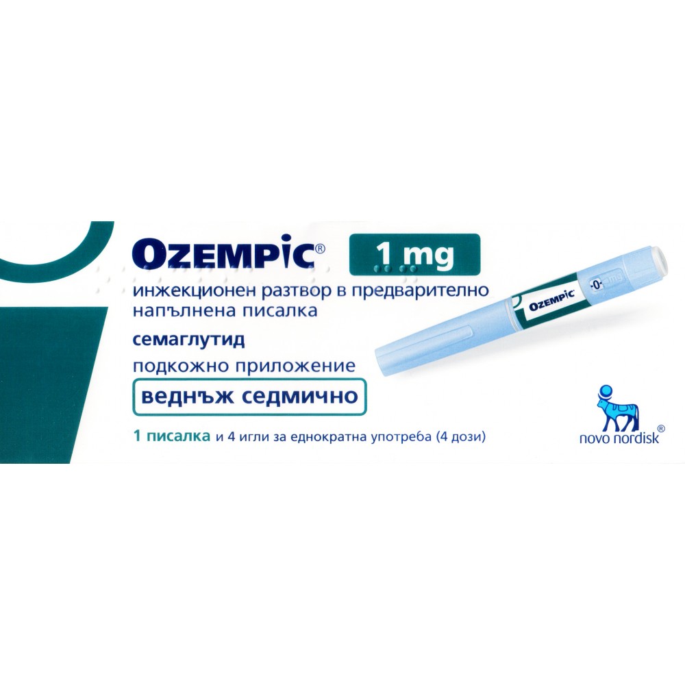 ОЗЕМПИК писалка 1 мг + 4 игли - Лекарства с рецепта