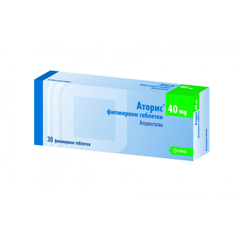 Аторис 40 мг х30 таблетки - Лекарства с рецепта