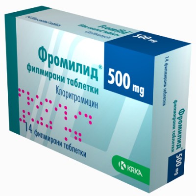ФРОМИЛИД табл 500 мг x 14 бр