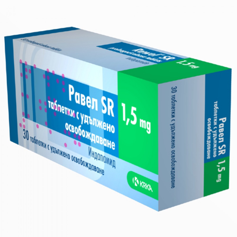 Равел SR 1,5 мг х30 таблетки с удължено освобождаване - Лекарства с рецепта