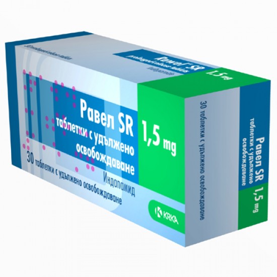 РАВЕЛ SR табл 1.5 мг х 30 бр