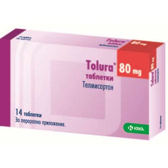 ᐉ ТОЛУРА табл 80 мг х 14 бр
