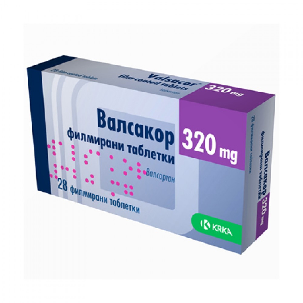 Валсакор 320 мг х30 таблетки - Лекарства с рецепта