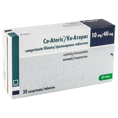 КО-АТОРИС табл 10 мг/40 мг х 30 бр