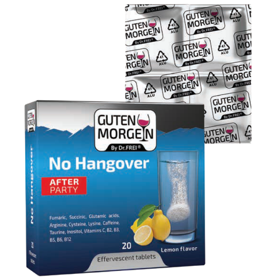 GUTEN MORGEN NO HANGOVER /ДОБРО УТРО БЕЗ МАХМУРЛУК/ ефф табл монодози х 20 бр DR.FREI