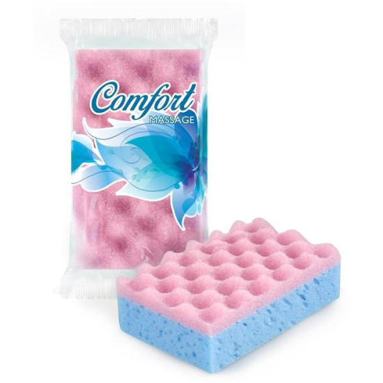 COMFORT MASSAGE масажна гъба за баня правоъгълна HSSF033