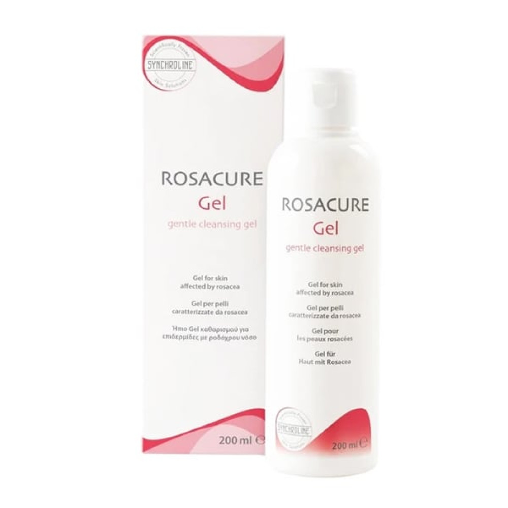 Synchroline Rosacure почистващ гел за кожа с розацея 200 мл - Гелове за лице Synchroline Rosacure почистващ гел за кожа с розацея 200 мл - Гелове за лице