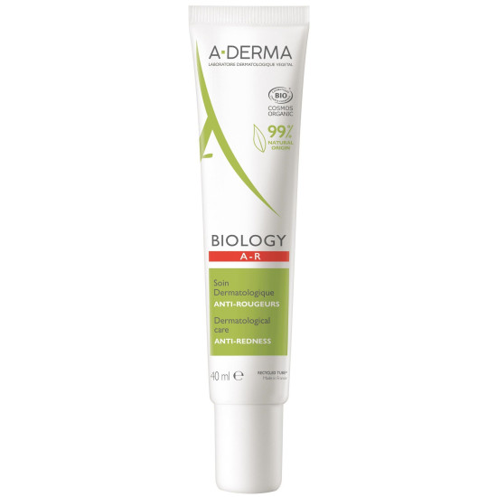 A-DERMA BIOLOGY AR ANTI-REDNESS дерматологична грижа за лице срещу зачервявания 40 мл