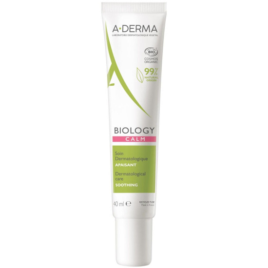 A-DERMA BIOLOGY CALM SOOTHING дерматологична успокояваща грижа за лице за алергична и нетолерантна кожа 40 мл