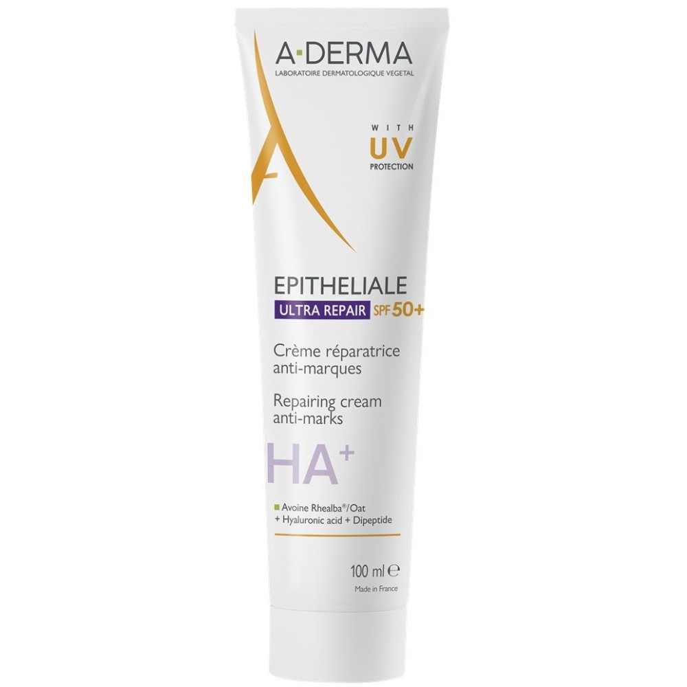 A-Derma Epitheliale A.H Ultra Възстановяващ крем SPF50+ 100 мл - Слънцезащитни Кремове A-Derma Epitheliale A.H Ultra Възстановяващ крем SPF50+ 100 мл - Слънцезащитни Кремове