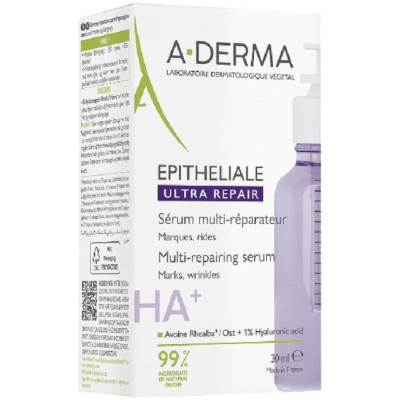 A-DERMA EPITHELIALE ULTRA REPAIR Multi-Repair Serum мулти-възстановяващ серум за лице шия и деколте срещу белези и бръчки 30 мл