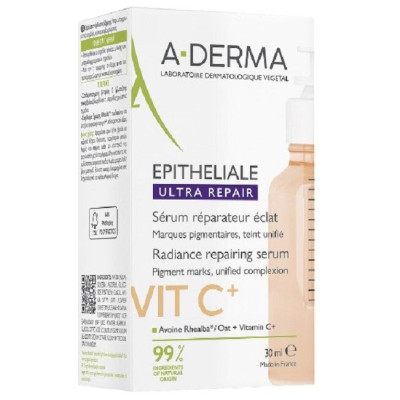 A-DERMA EPITHELIALE ULTRA REPAIR Radiance Repair Serum възстановяващ блясъка серум за лице срещу пигментни петна 30 мл