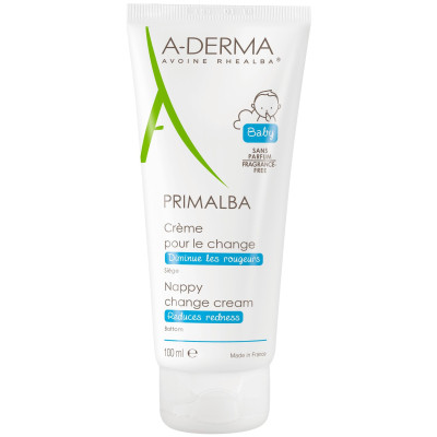 A-DERMA PRIMALBA NAPPY CHANGE CREAM крем при смяна на пелени за уязвима бебешка кожа 100 мл