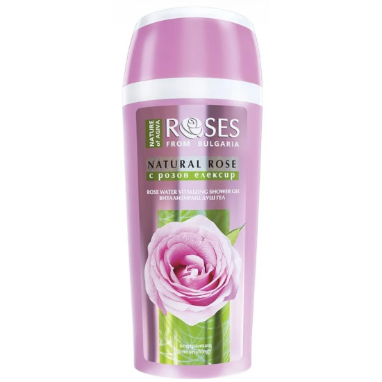 NATURE OF AGIVA ROSES NATURAL ROSE витализиращ душ гел с розов еликсир 250 мл