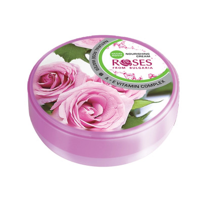 NATURE OF AGIVA ROSES NATURAL ROSE подхранващ крем за лице с розов еликсир 100 мл