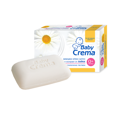 BABY CREMA бебешки сапун с екстракт от лайка 75 гр